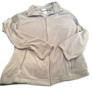Disney Parks Walt Disney World Gray Fleece Full Zip Mickey Mouse Jacket Small